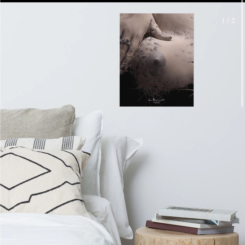 Mad As Hell Body Casting Art Photo Print
